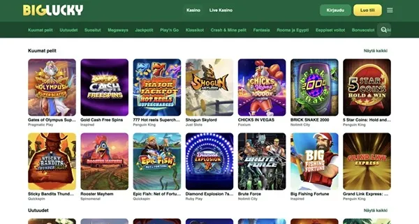 Big Lucky Games